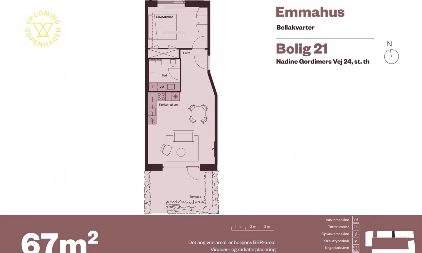 2-room apartment with an elevator in 2300 København S image 3