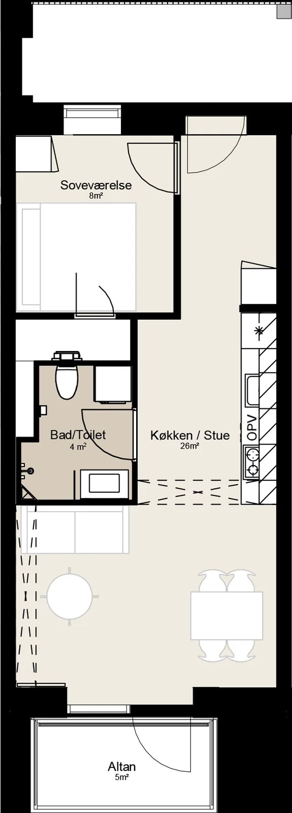 2-room apartment in 6000 Kolding image 4