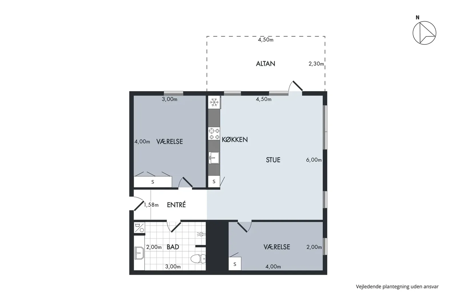 3-room apartment with a balcony in 9000 Ålborg image 6
