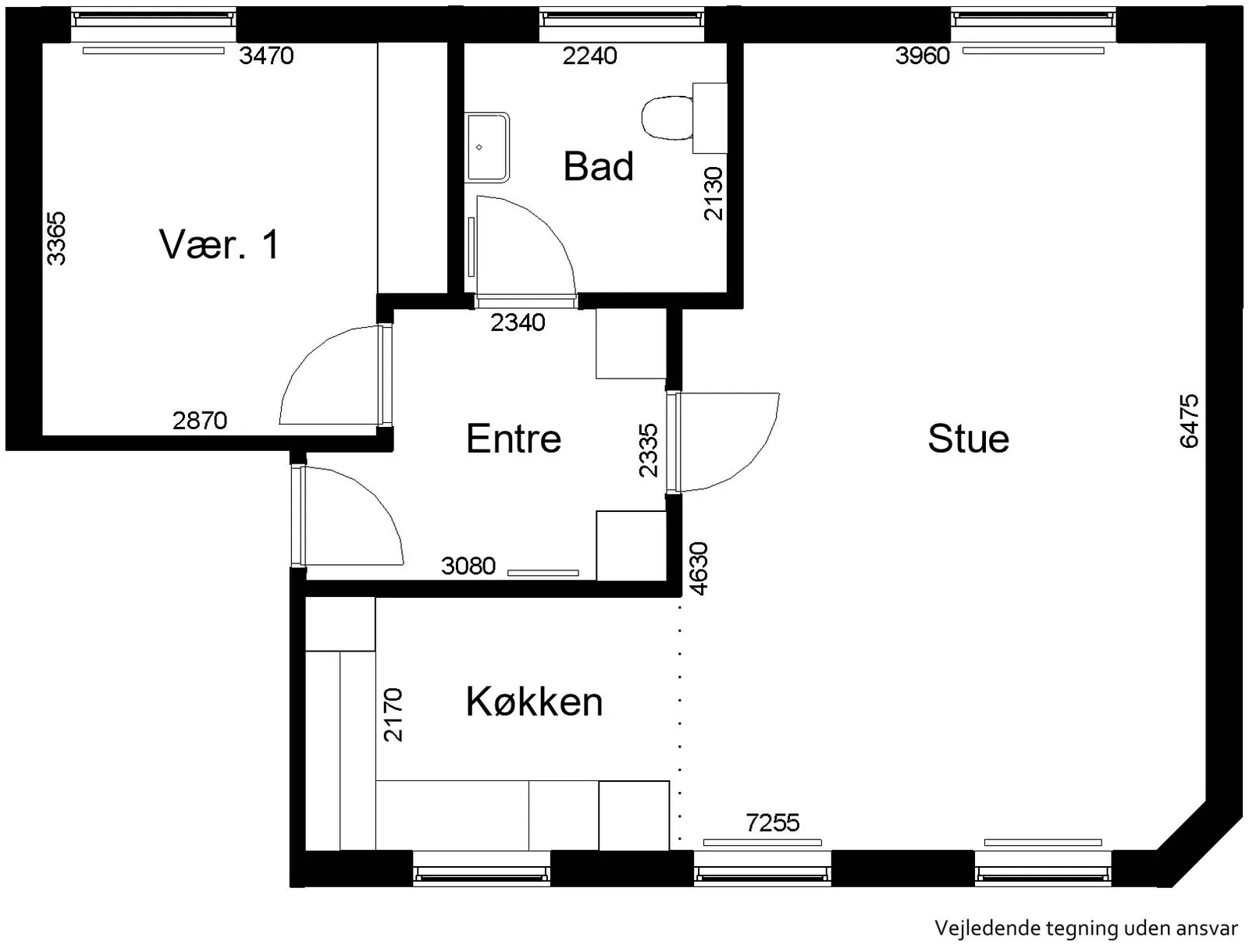 2-room apartment in 7870 Roslev image 1