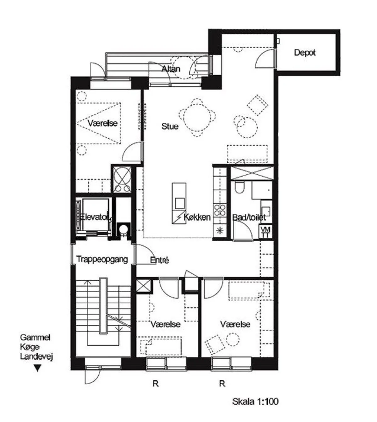 4-room apartment with a balcony in 2500 Valby image 6