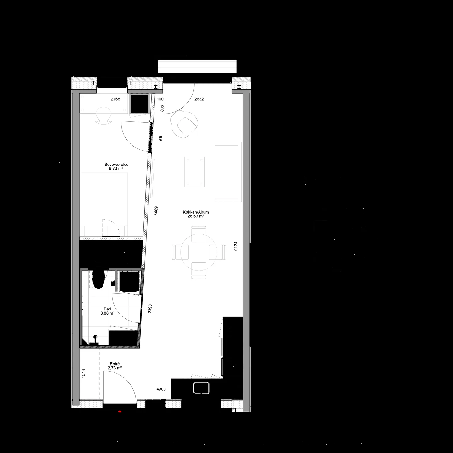2-room apartment in 8220 Brabrand image 4