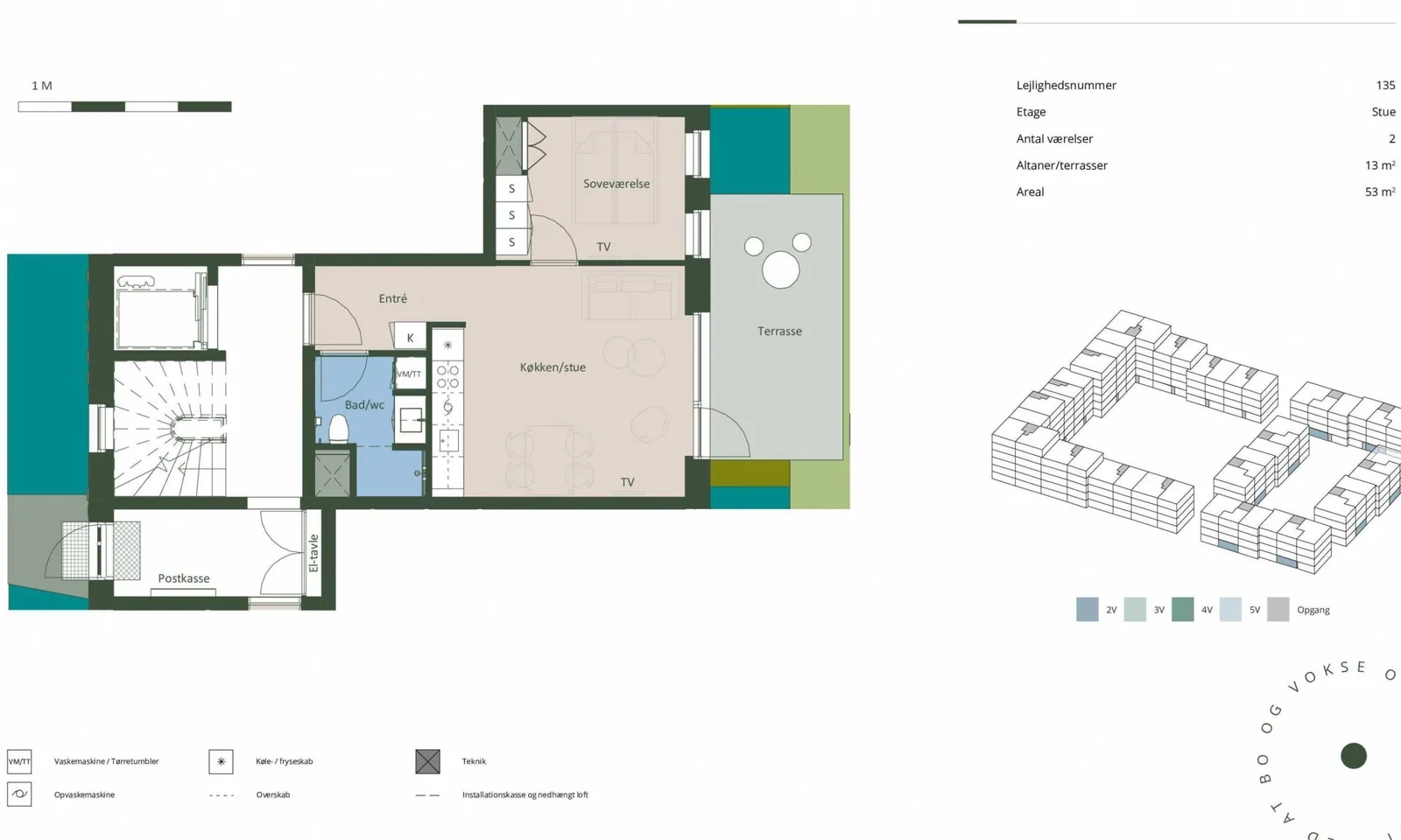 2-room apartment with an elevator in 2640 Hedehusene image 4