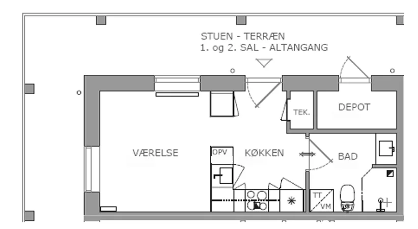 2-room apartment in 8200 Århus N image 3