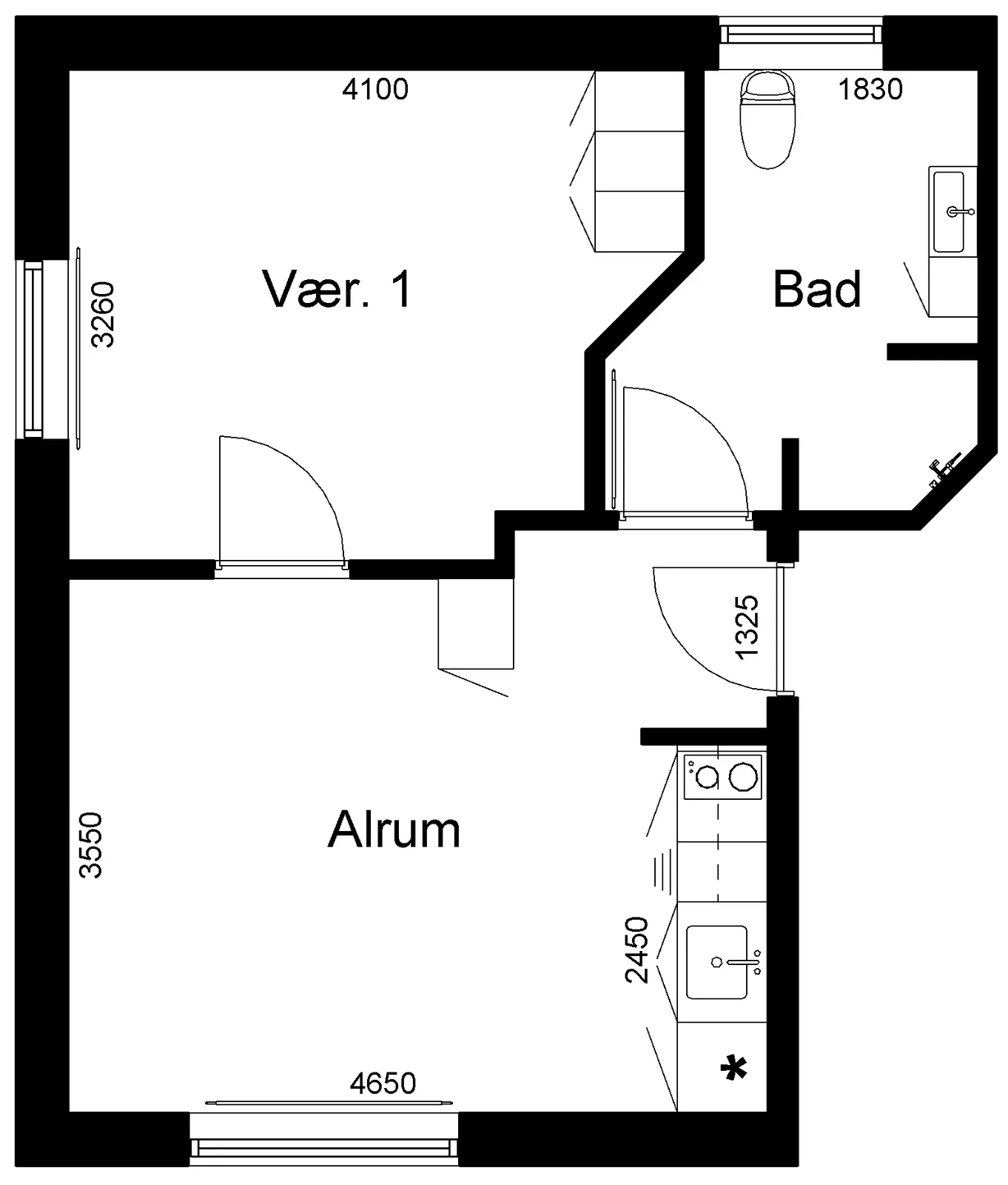 2-room apartment in 7570 Vemb image 2