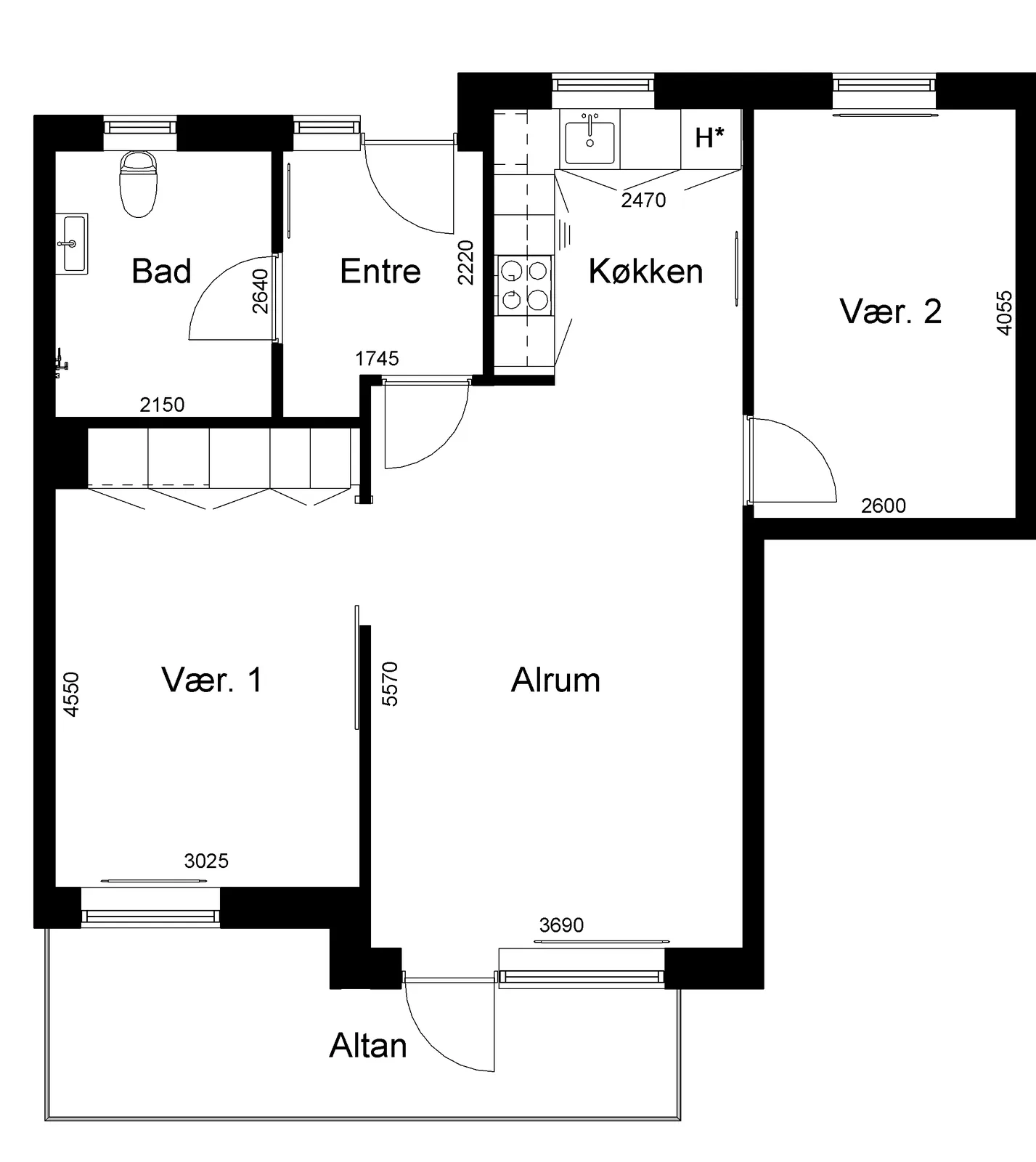 3-room apartment in 7430 Ikast image 2