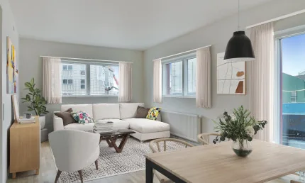 3-værelses rækkehus med parkering i 8200 Århus N