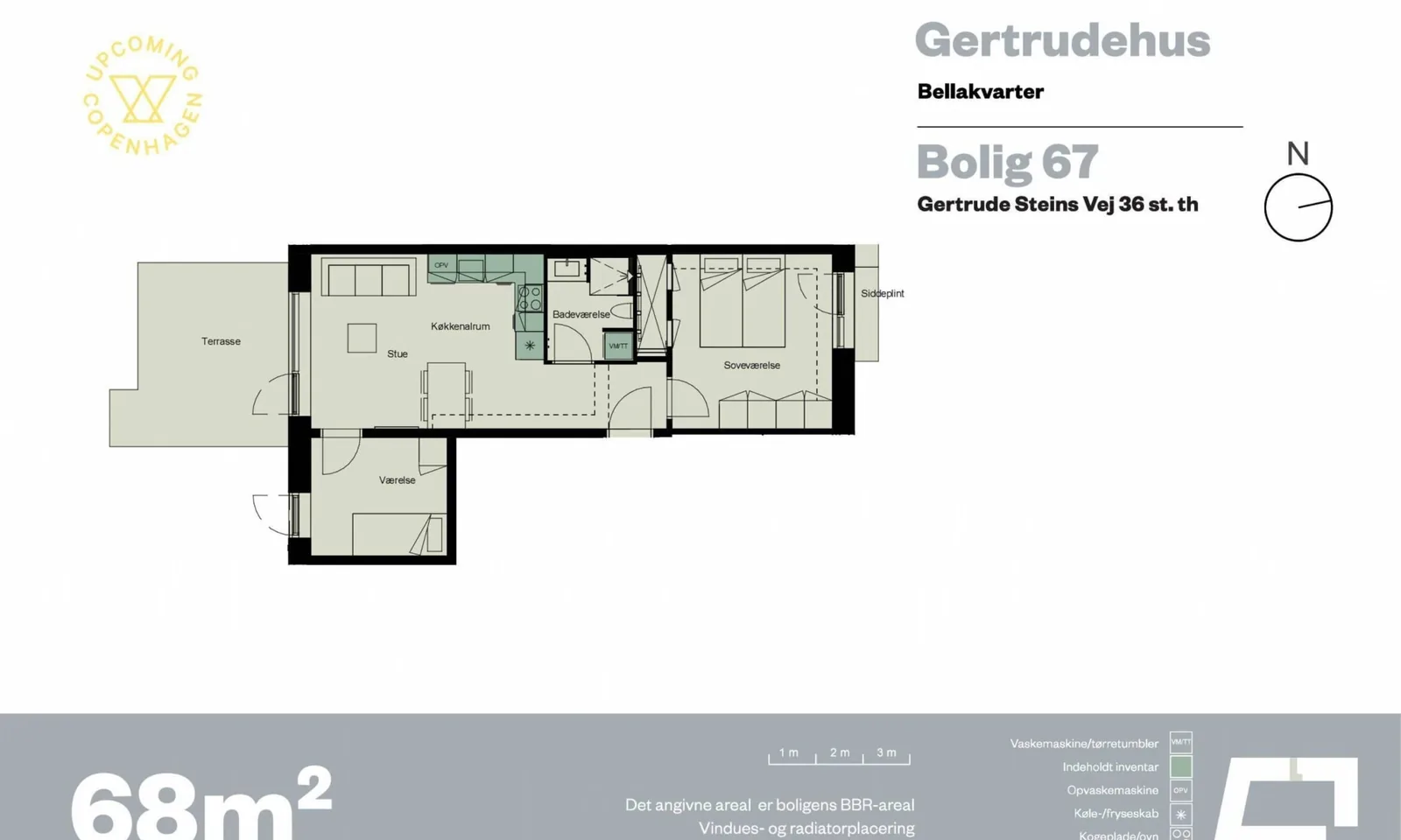 3-room apartment with an elevator in 2300 København S image 3