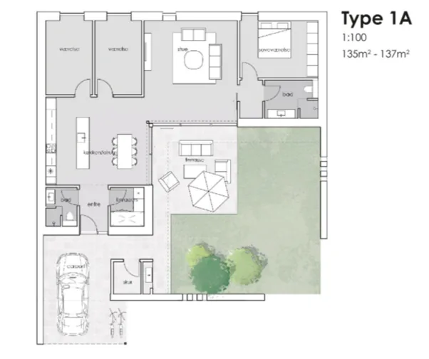 4-værelses rækkehus med parkering i 8800 Viborg billede 6