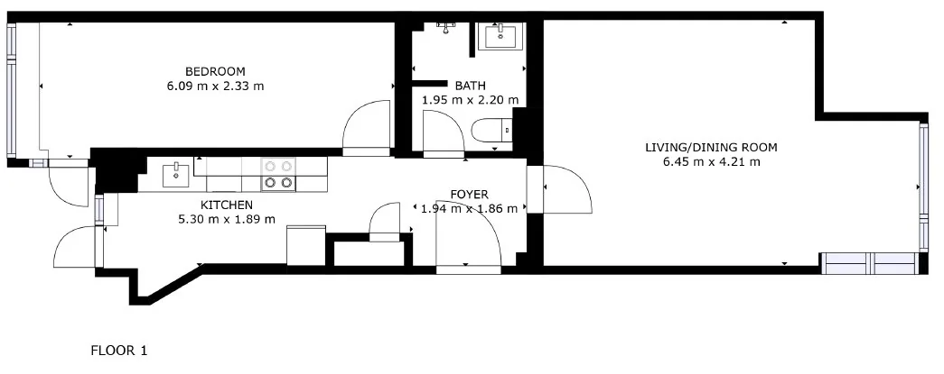 2-room apartment with a terrace in 9000 Ålborg image 6