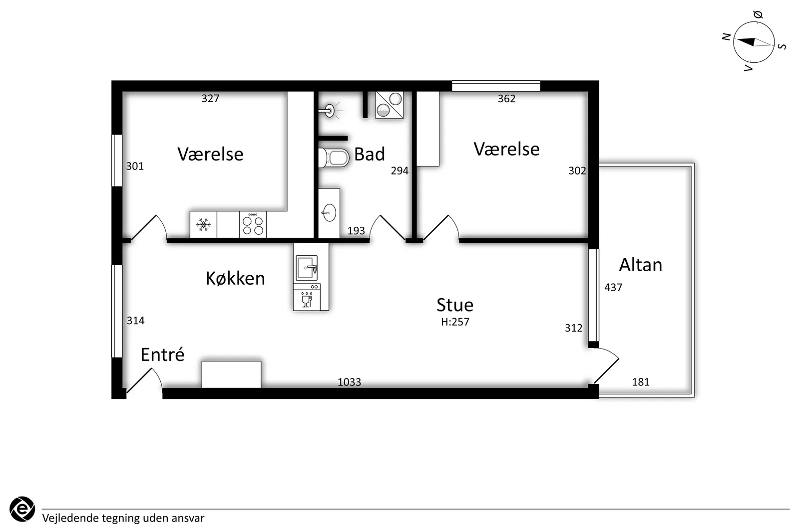 3-room apartment in 9400 Nørresundby image 3