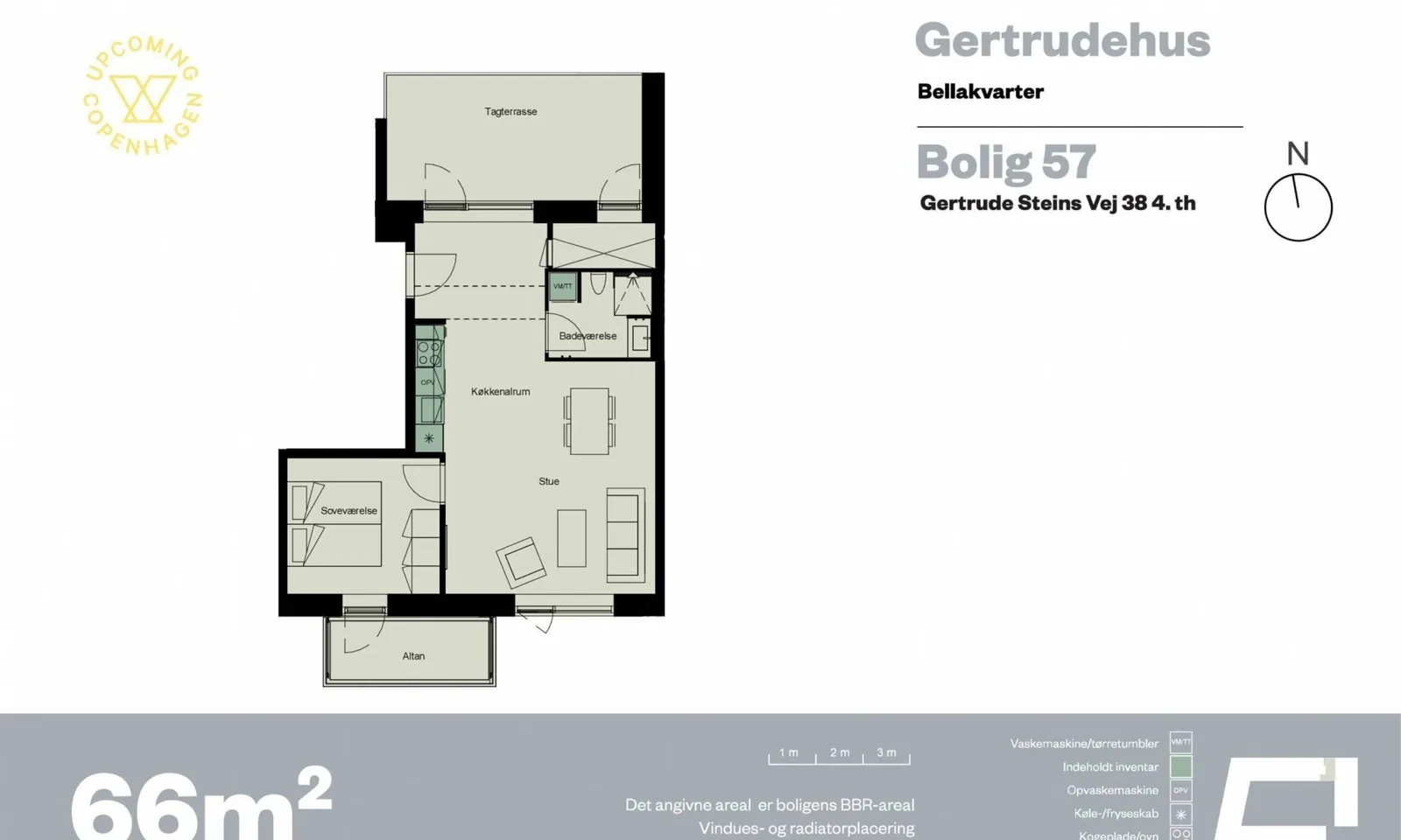 2-room apartment with an elevator in 2300 København S image 3