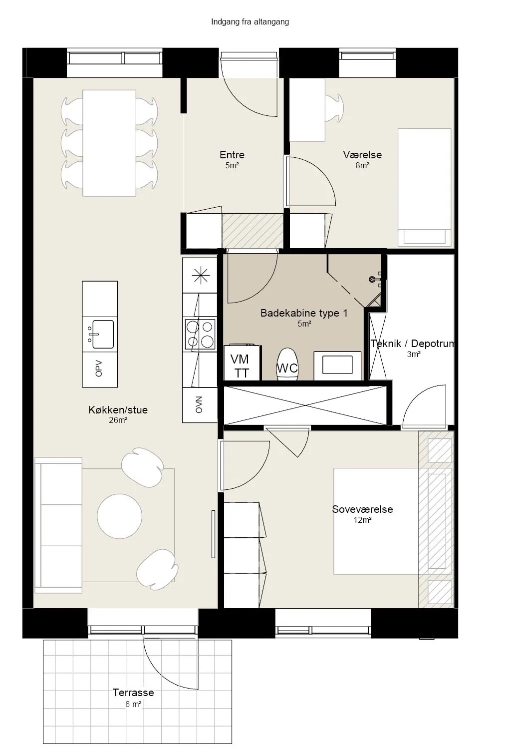 3-room apartment in 8600 Silkeborg image 3
