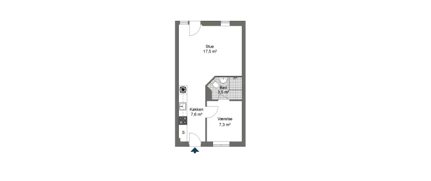 2-room apartment in 5700 Svendborg image 5