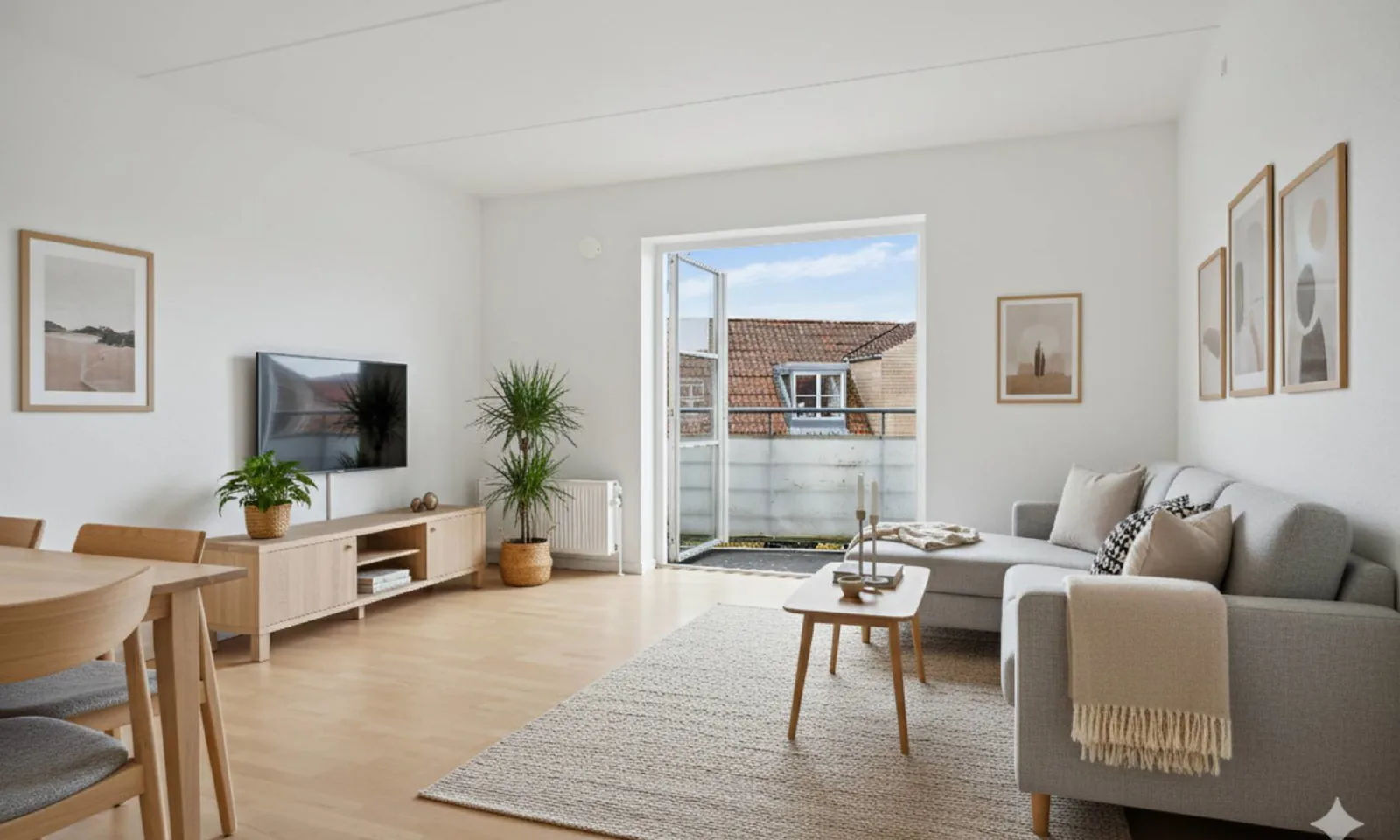 2-room apartment with a balcony in 3600 Frederikssund image 1
