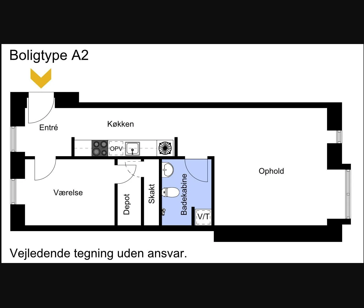 2-værelses lejlighed med elevator i 8000 Århus C billede 5