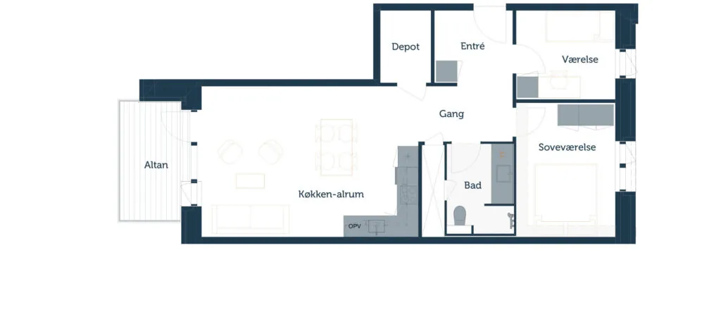 3-room apartment with an elevator in 2605 Brondby image 6
