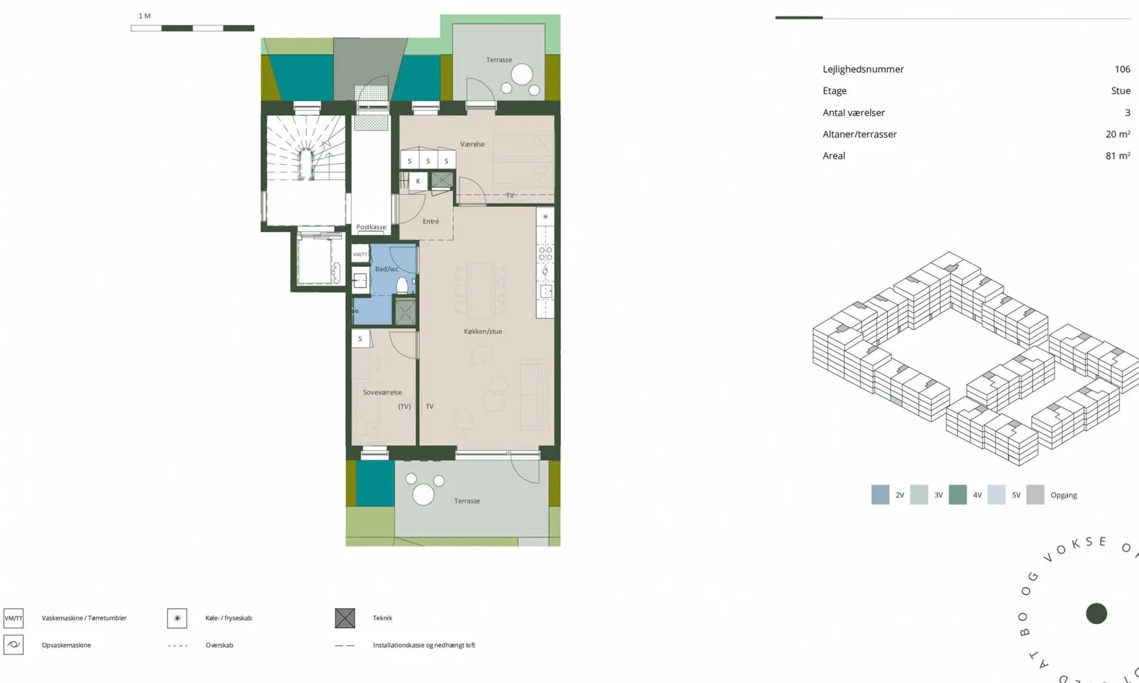 3-værelses lejlighed med elevator i 2640 Hedehusene billede 2