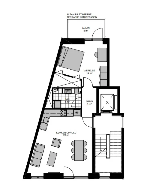 2-room apartment in 8240 Risskov image 3