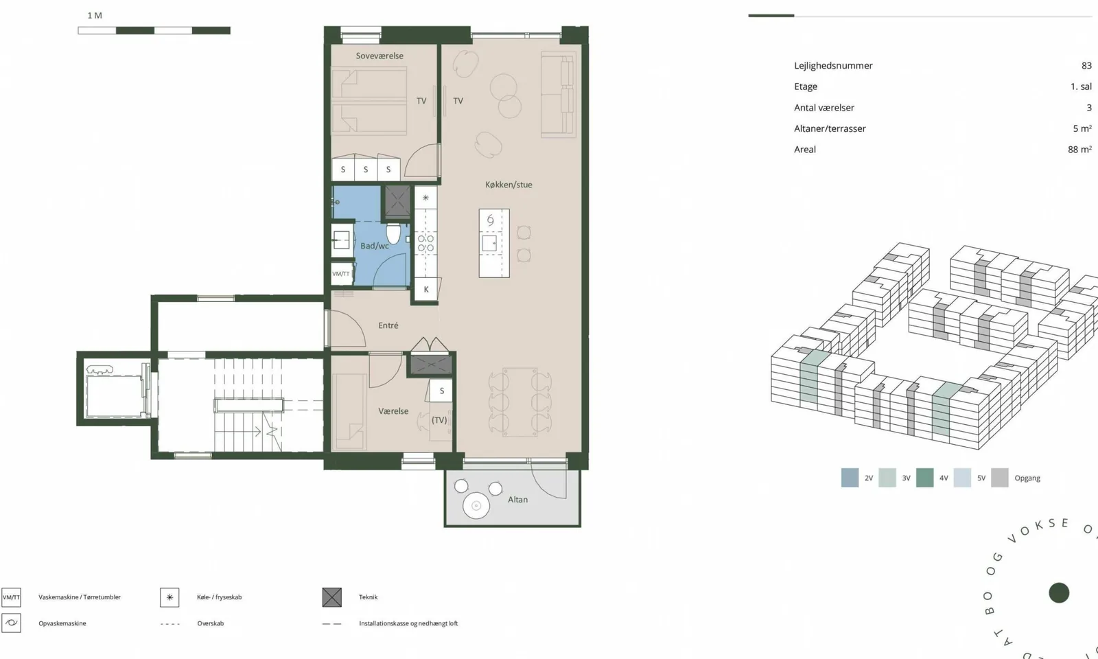 3-room apartment with an elevator in 2640 Hedehusene image 3