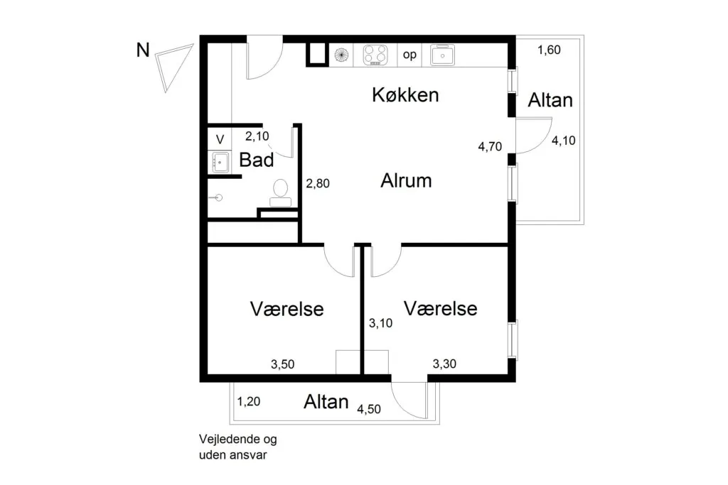 3-værelses lejlighed med altan i 8240 Risskov billede 6