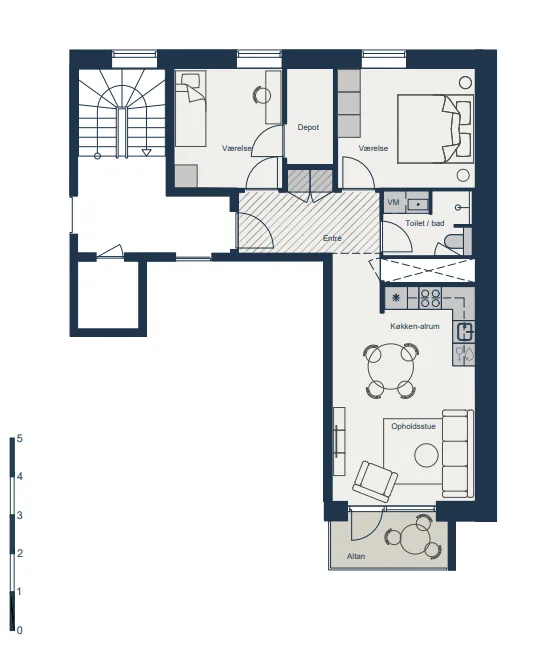 3-room apartment in 3400 Hillerød image 4
