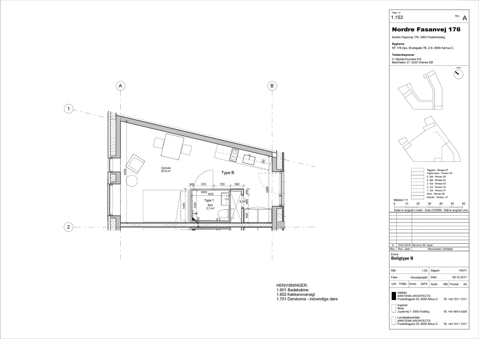 1-room apartment with an elevator in 2000 Frederiksberg image 6