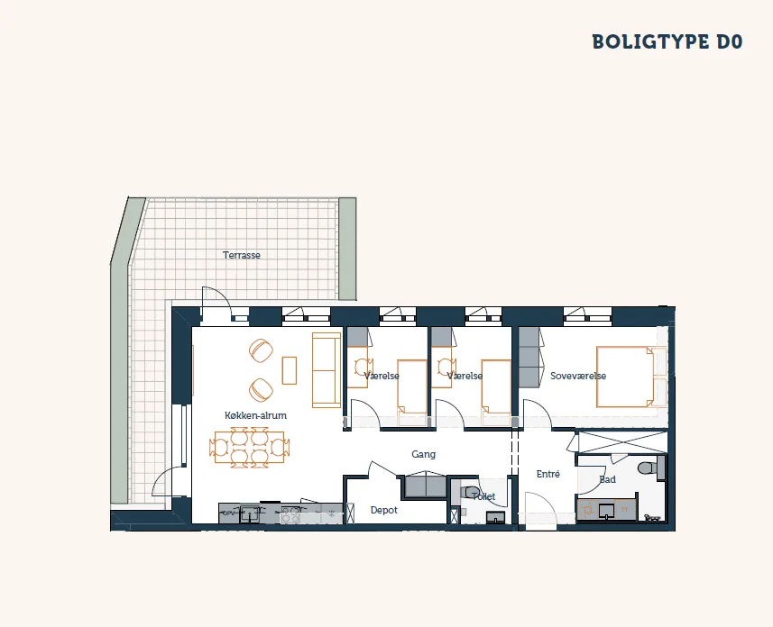 4-room apartment with an elevator in 2605 Brøndby image 3