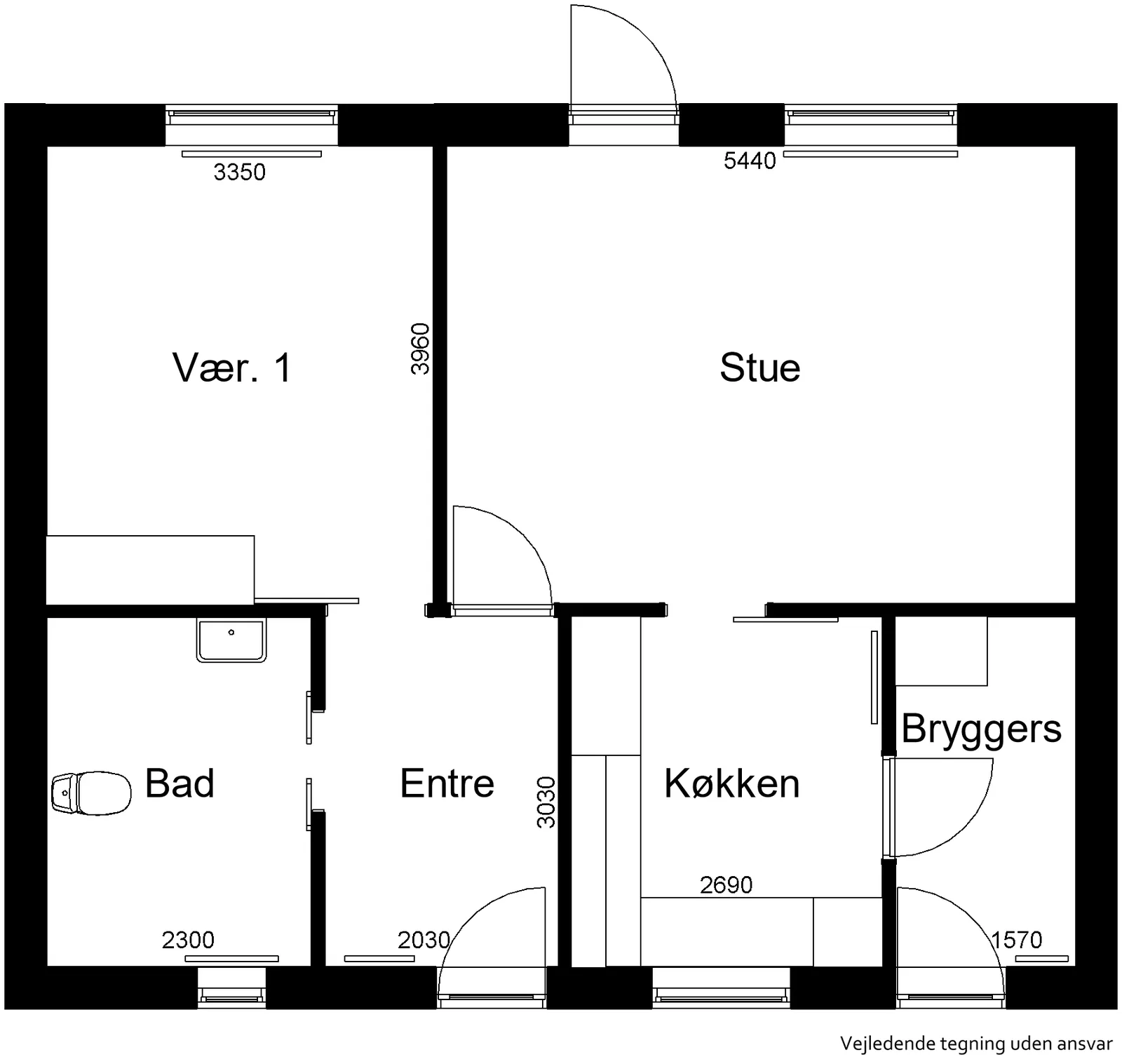 2-værelses rækkehus i 7870 Roslev billede 2