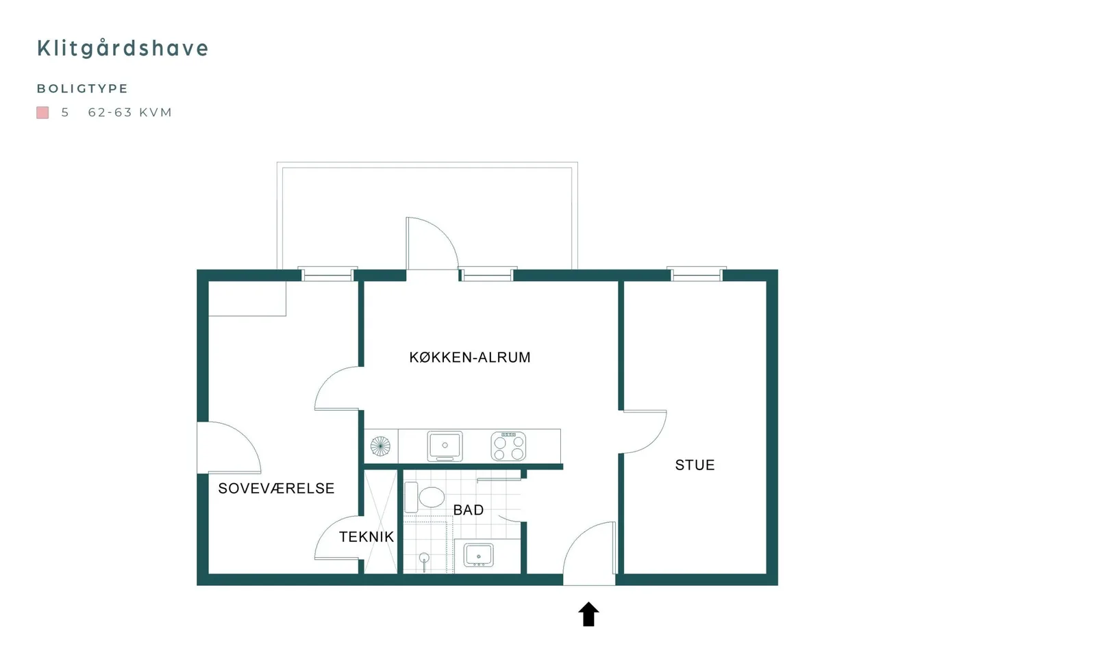 2-room apartment with an elevator in 8240 Risskov image 2