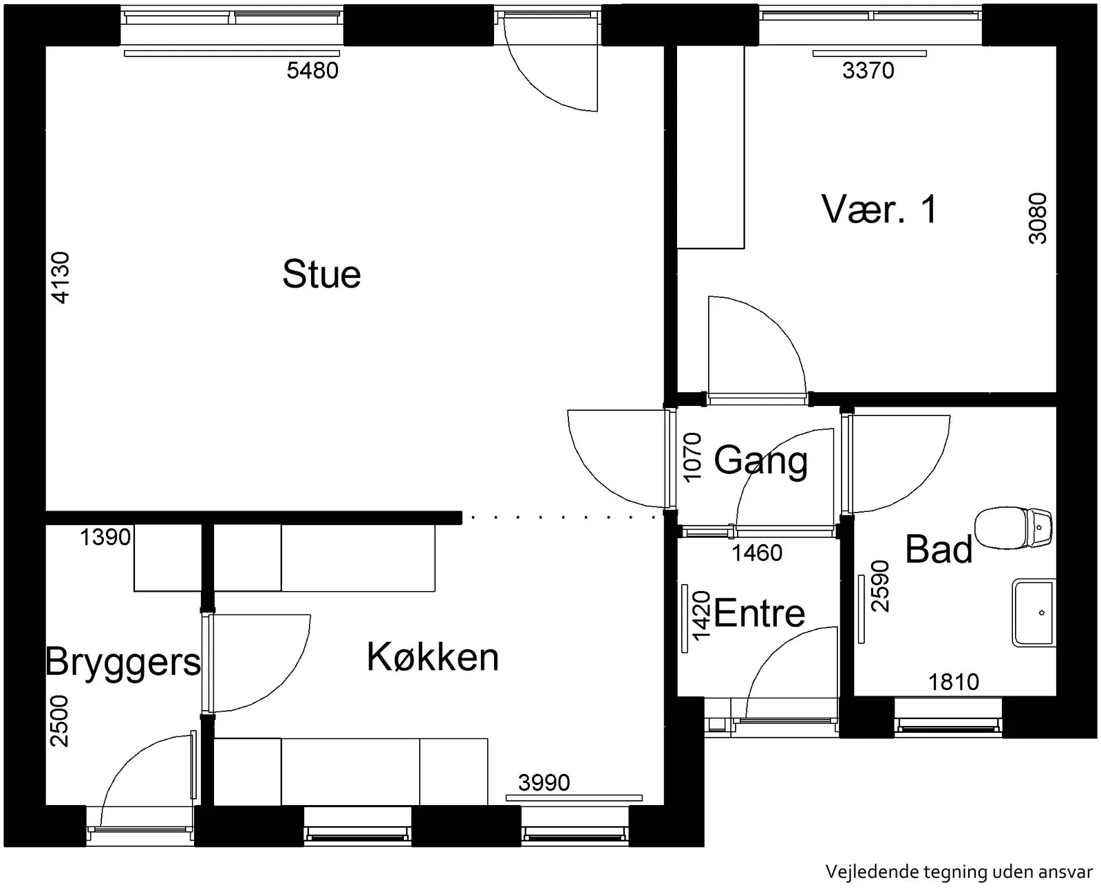 2-værelses rækkehus i 7860 Spøttrup billede 1