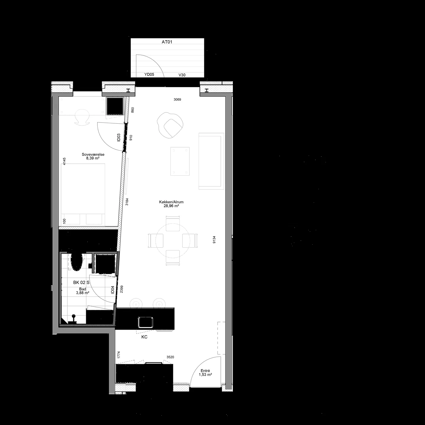 2-room apartment in 8220 Brabrand image 4