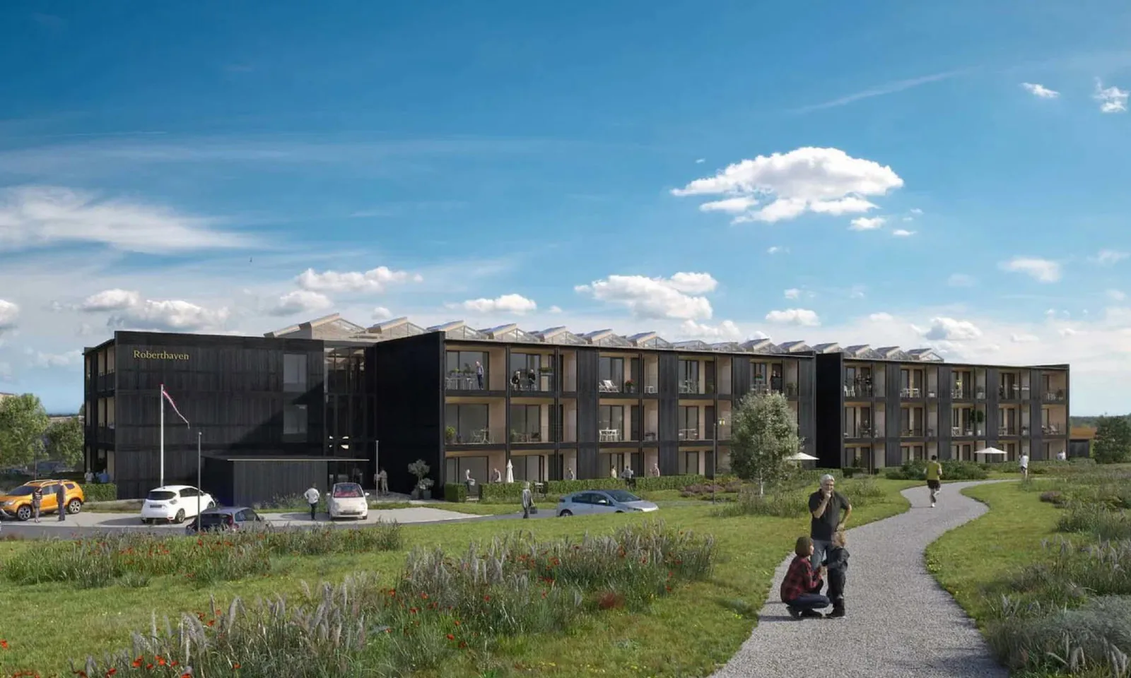 3-værelses lejlighed med terrasse i 3200 Helsinge