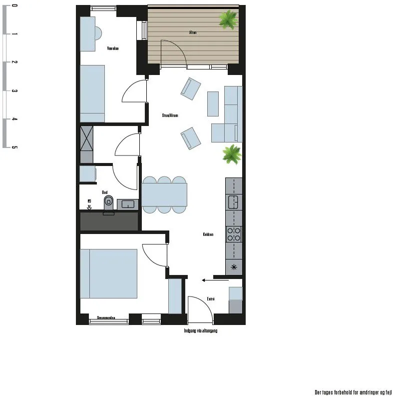 3-værelses lejlighed med elevator i 3400 Hillerød billede 5
