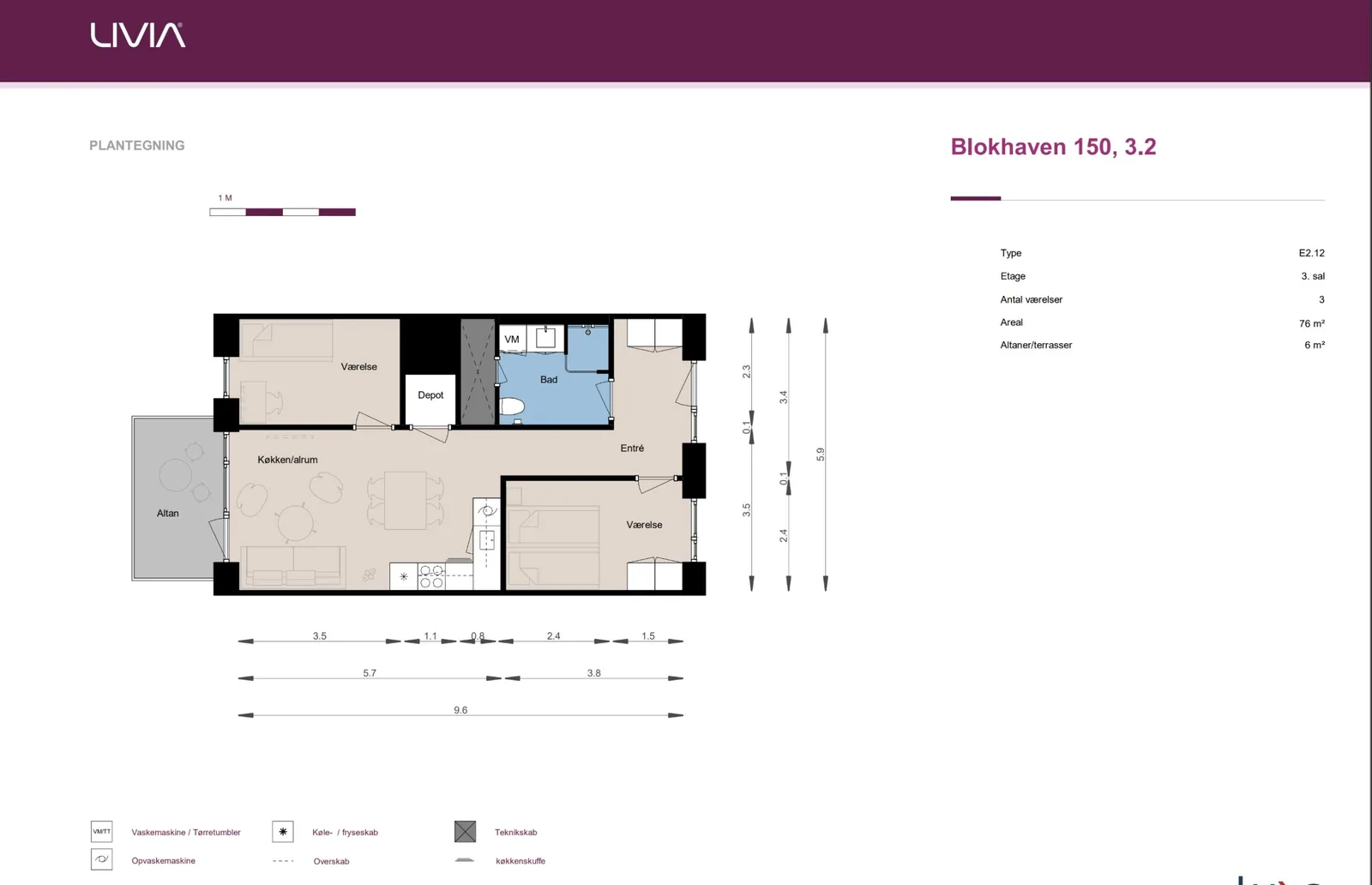 3-room apartment in 2740 Skovlunde image 2