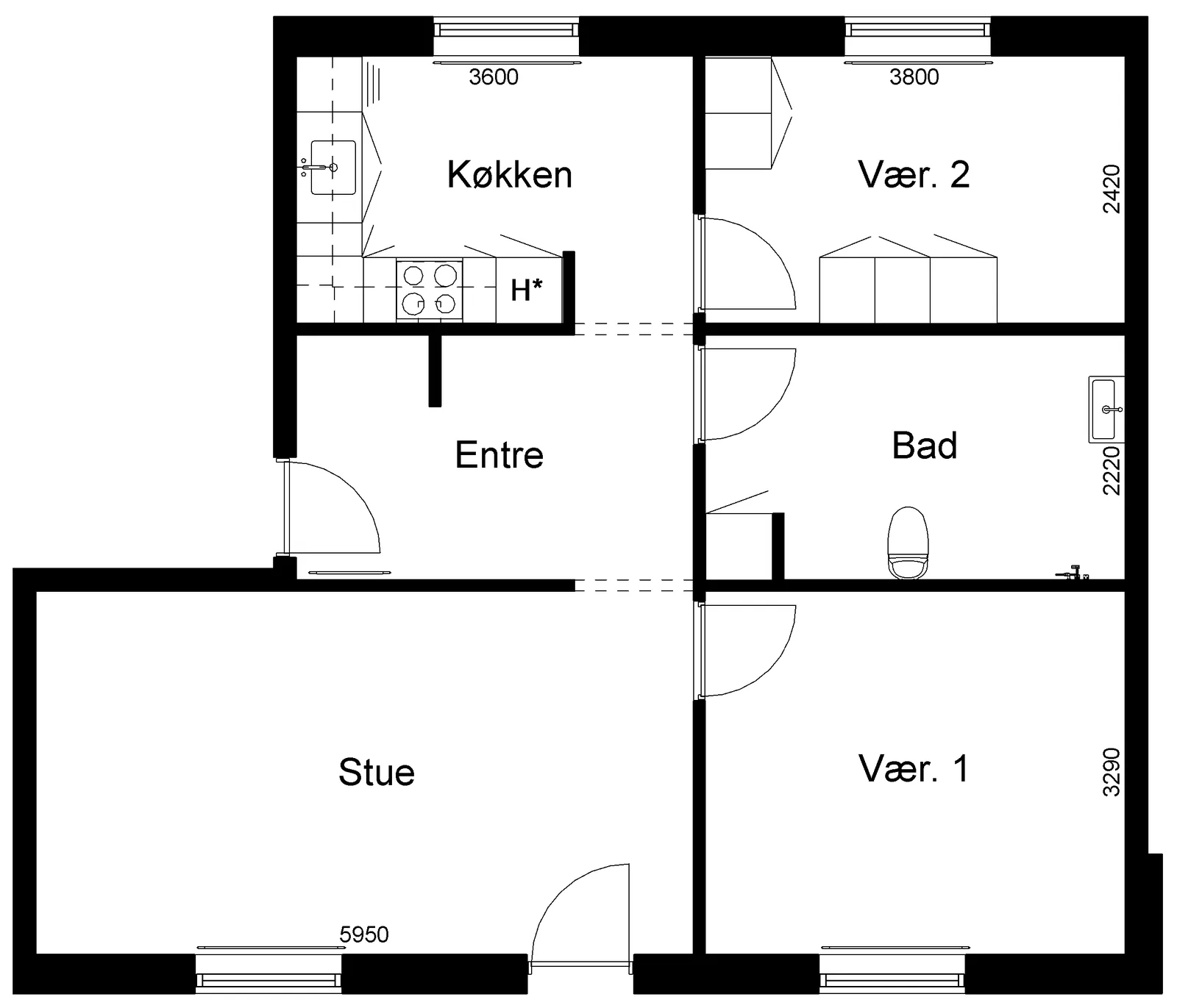3-room apartment in 7790 Thyholm image 2