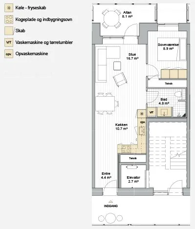 2-room apartment in 9400 Nørresundby image 3