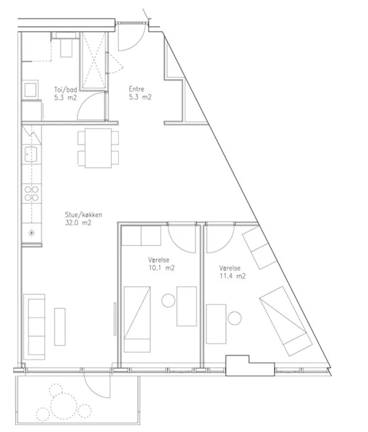 3-room apartment with an elevator in 8000 Århus C image 6