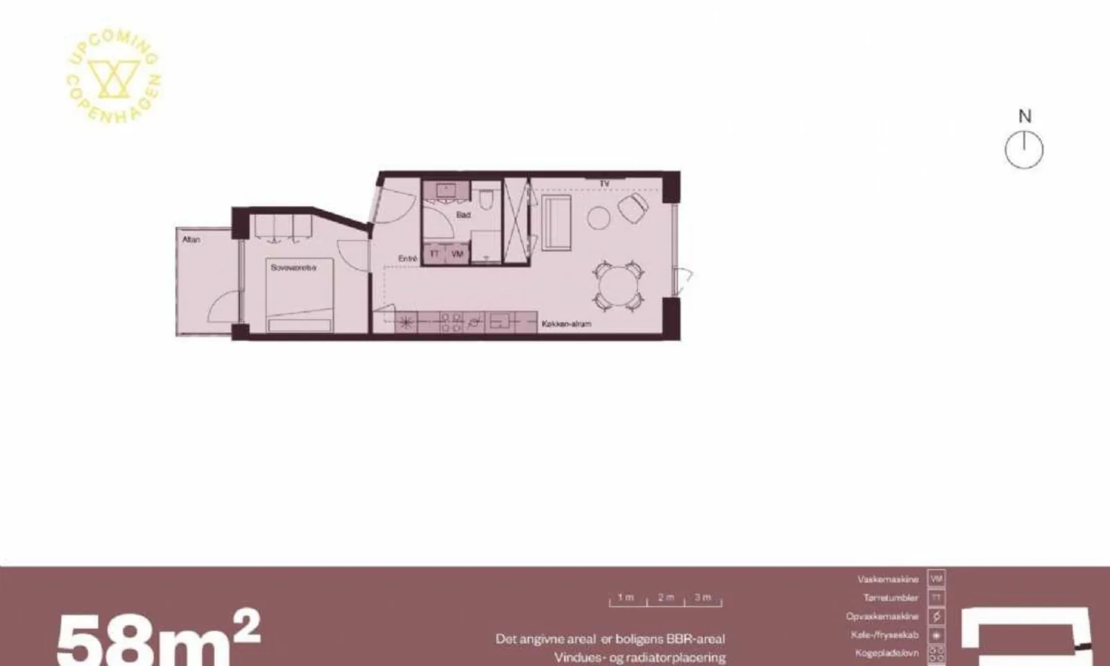 2-room apartment with an elevator in 2300 København S image 3