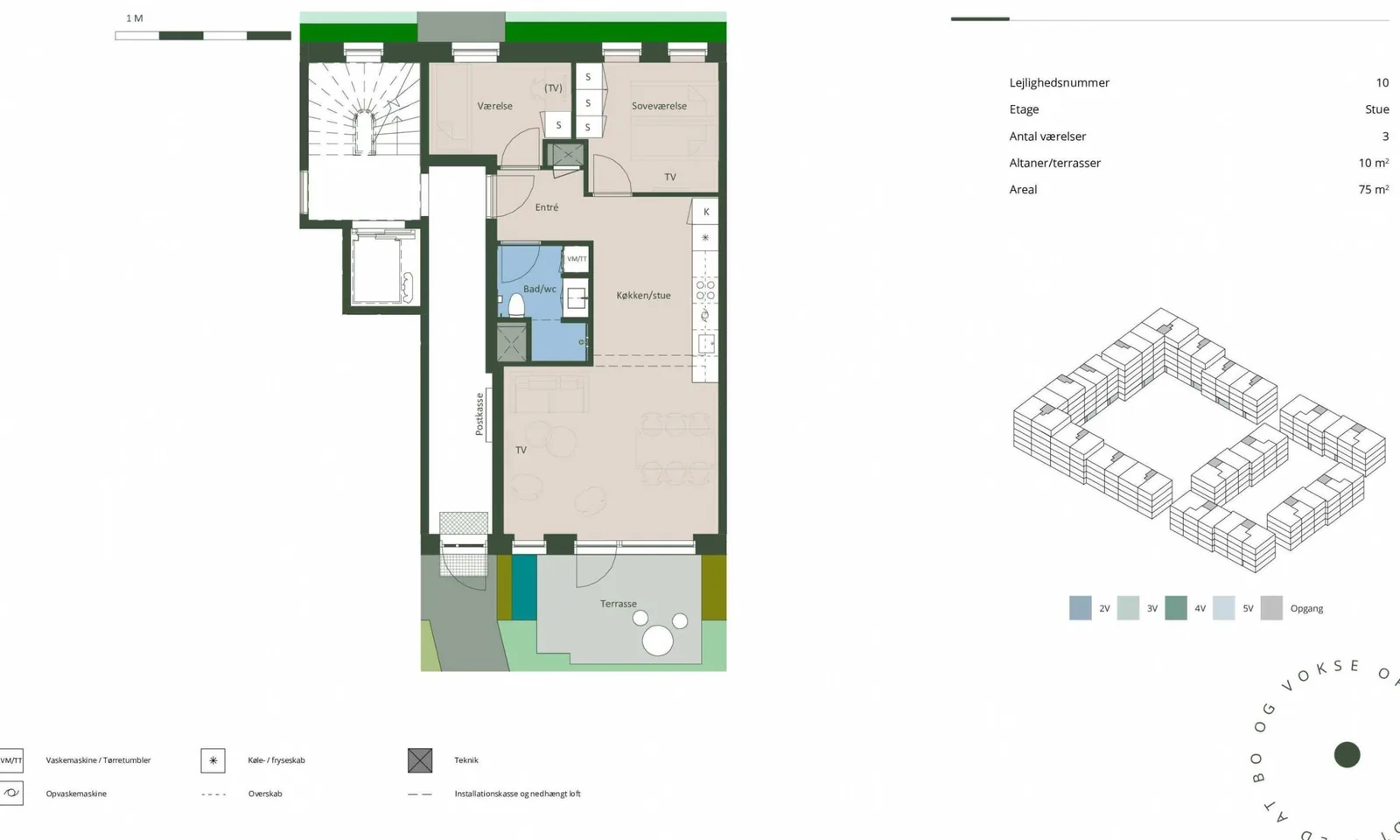 3-room apartment with an elevator in 2640 Hedehusene image 3