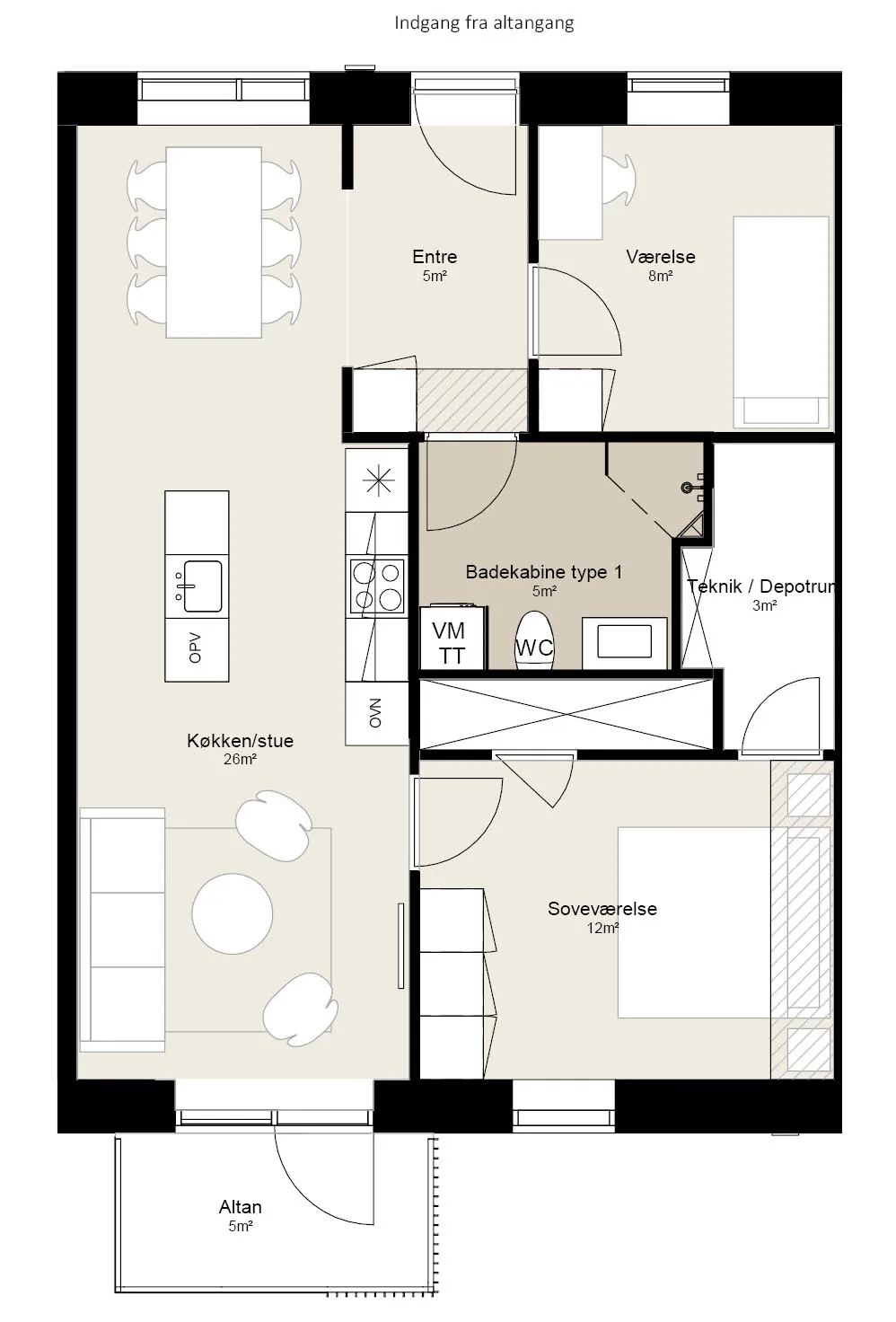 3-room apartment in 8600 Silkeborg image 3