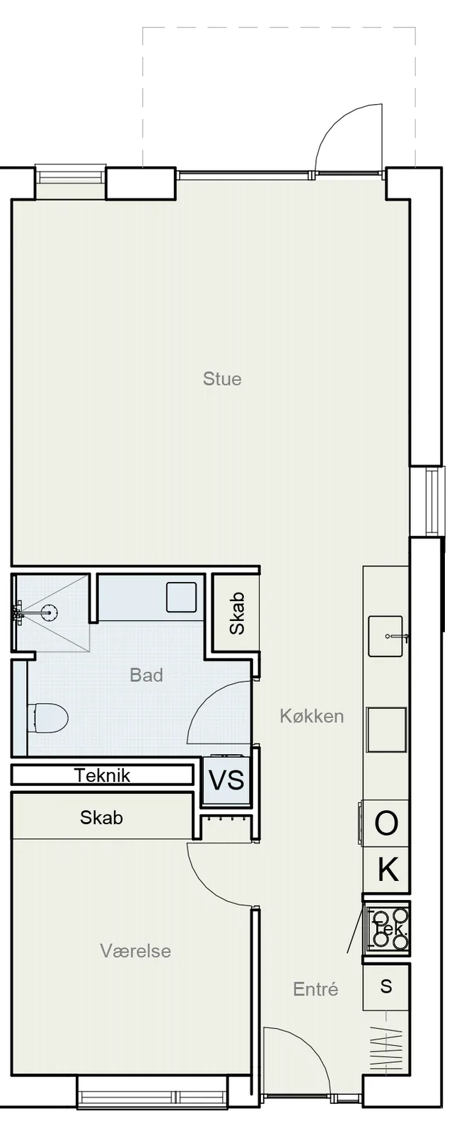 4-room apartment with a balcony in 4760 Vordingborg image 4