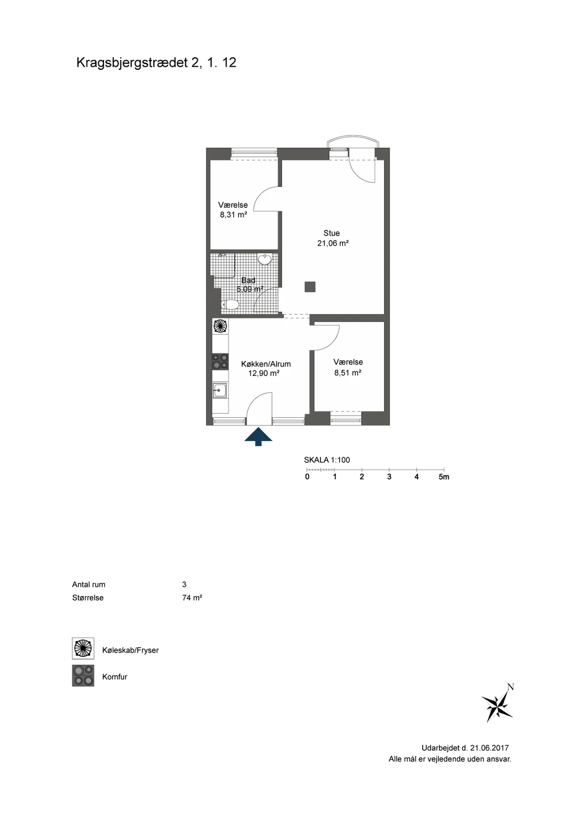 3-room apartment in 5000 Odense C image 3