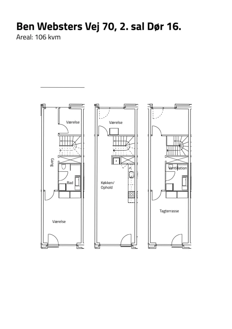 4-værelses lejlighed med elevator i 2450 København SV billede 6