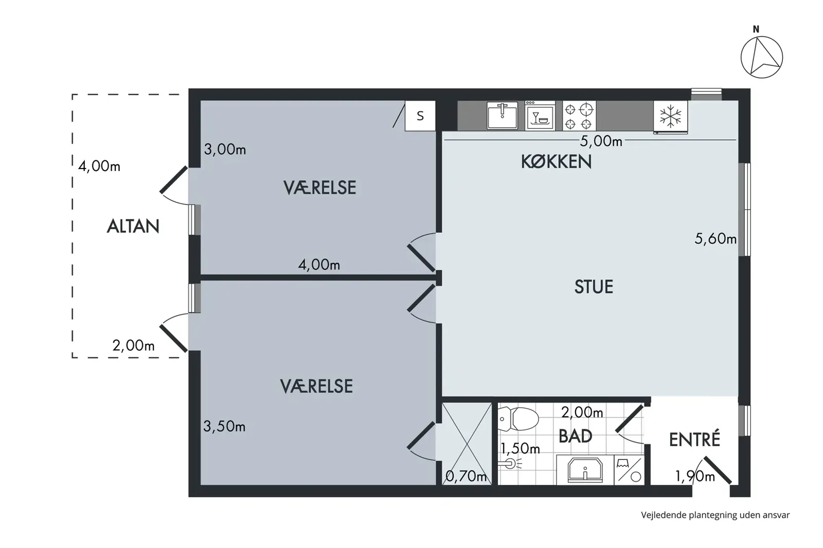 3-room apartment with a balcony in 9000 Ålborg image 6