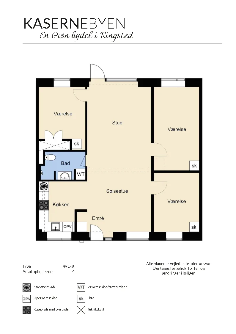 4-room apartment in 4100 Ringsted image 3