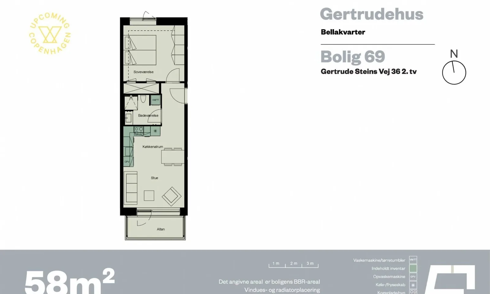 2-værelses lejlighed med elevator i 2300 København S billede 3