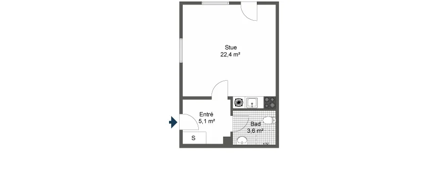 1-room apartment in 5700 Svendborg image 5