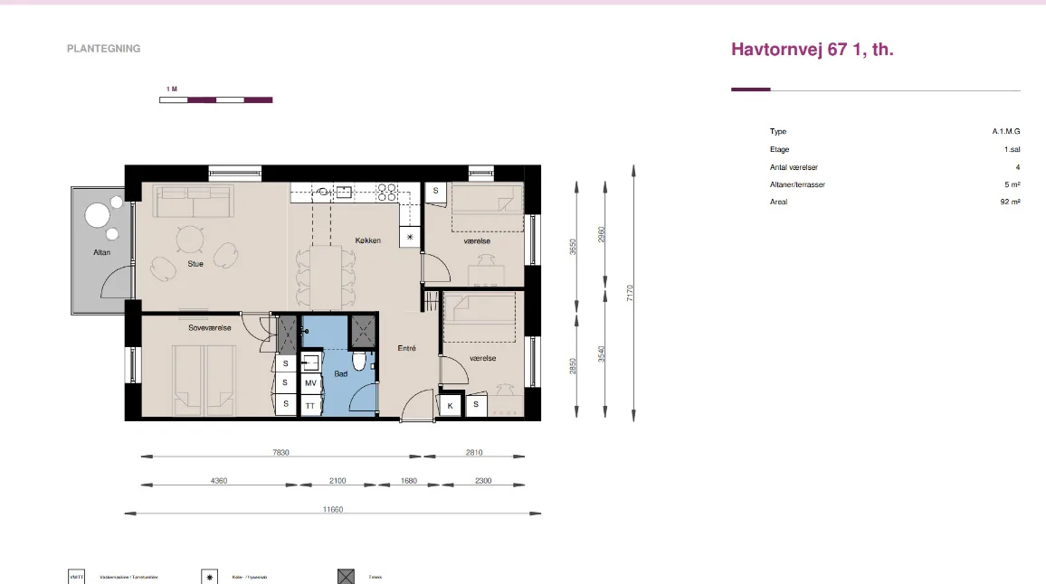 4-værelses lejlighed med elevator i 2640 Hedehusene billede 2