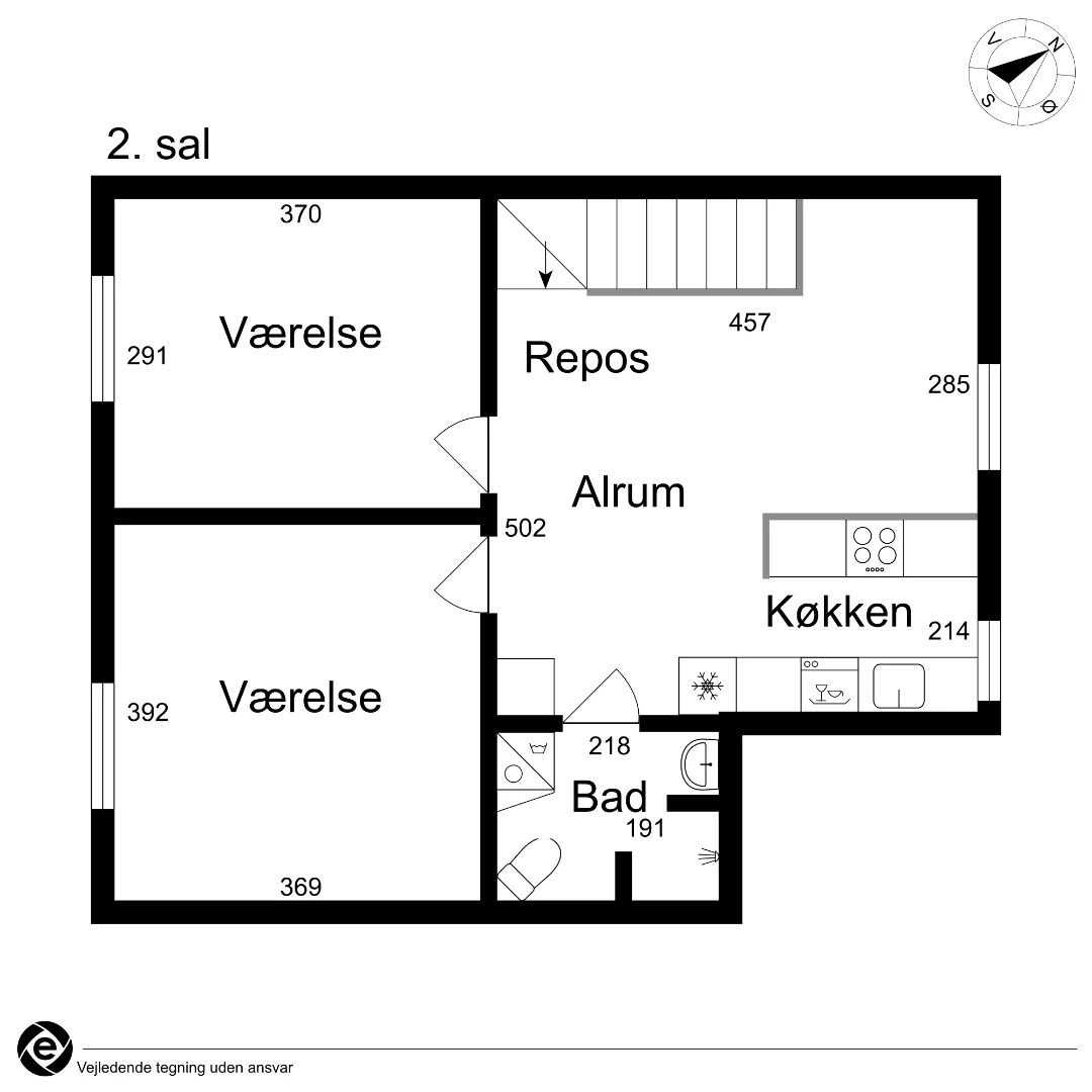 3-værelses lejlighed med terrasse i 8800 Viborg billede 6